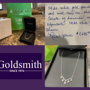 The Goldsmith 14kt White Gold Pendant